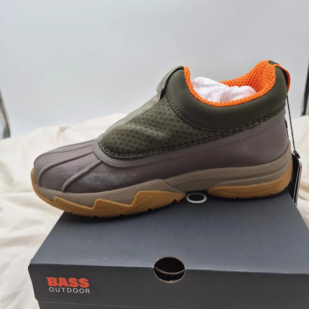 Bass Outdoor Field Duck Low Slip On Mens 7 Green New Waterproof Shoes BA22K312